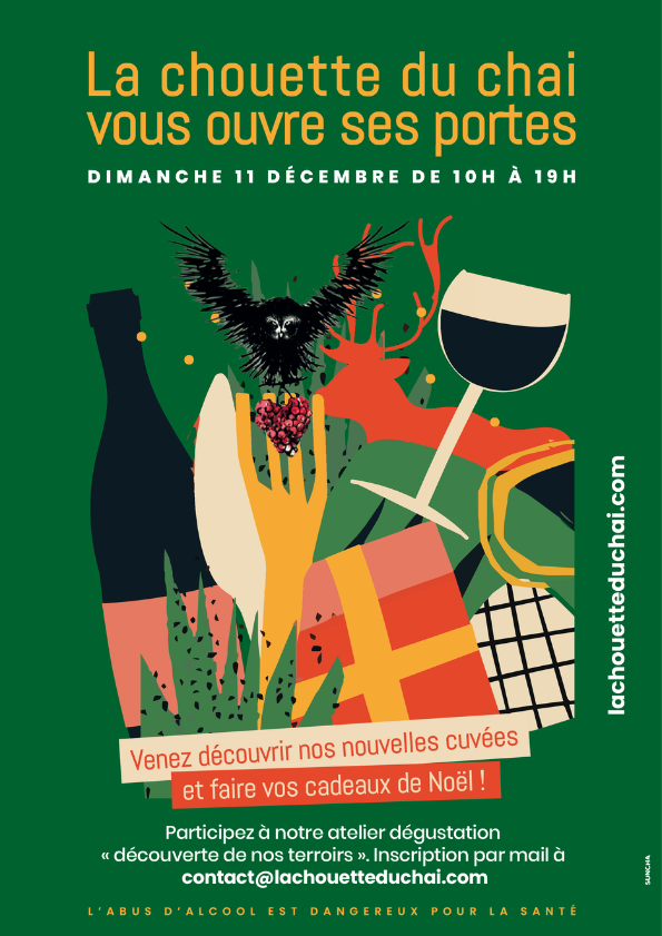 Portes Ouvertes à La Chouette du Chai le dimanche 11 décembre !
